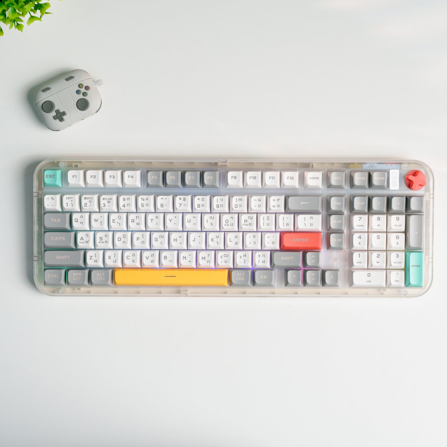 DEKAY R98 MAX (Rubber Dome Tri-mode Keyboard) Silent