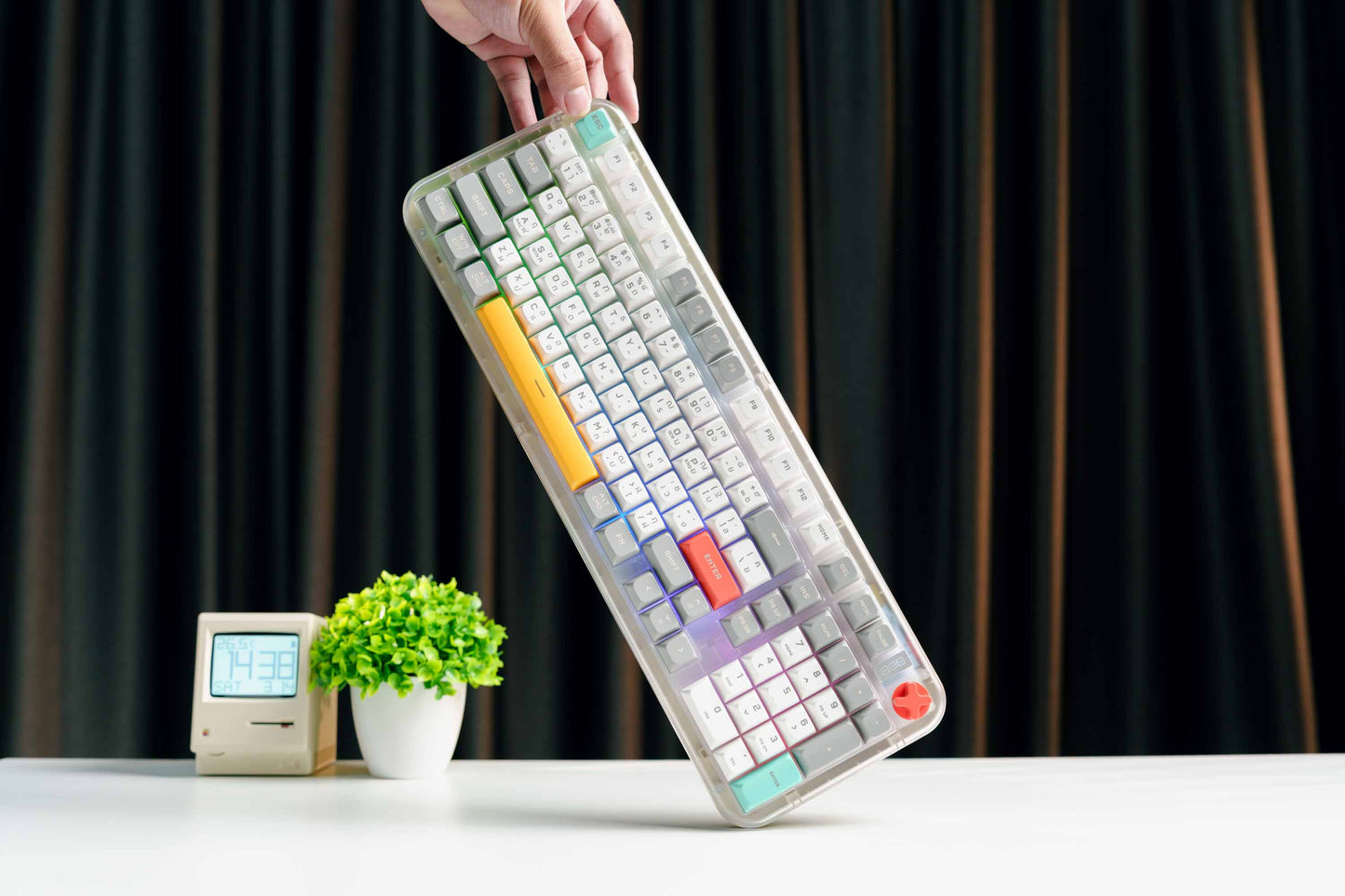 DEKAY R98 MAX (Rubber Dome Tri-mode Keyboard) Silent