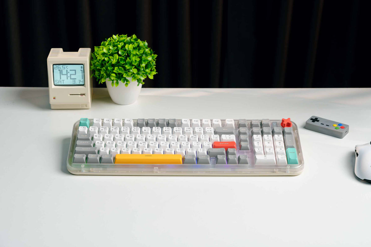 DEKAY R98 MAX (Rubber Dome Tri-mode Keyboard) Silent – Dekay Thailand