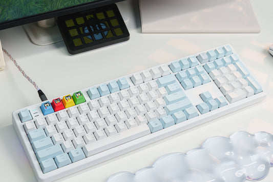 DEKAY Flex108 คีย์บอร์ดไร้สาย คีย์ไทยไฟลอด สายทำงานตัวคุ้ม