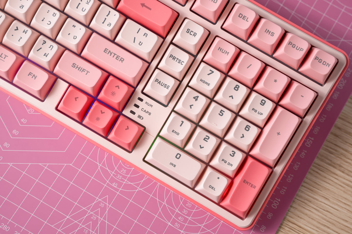 DEKAY R98 Wireless Rubber Dome Keyboard