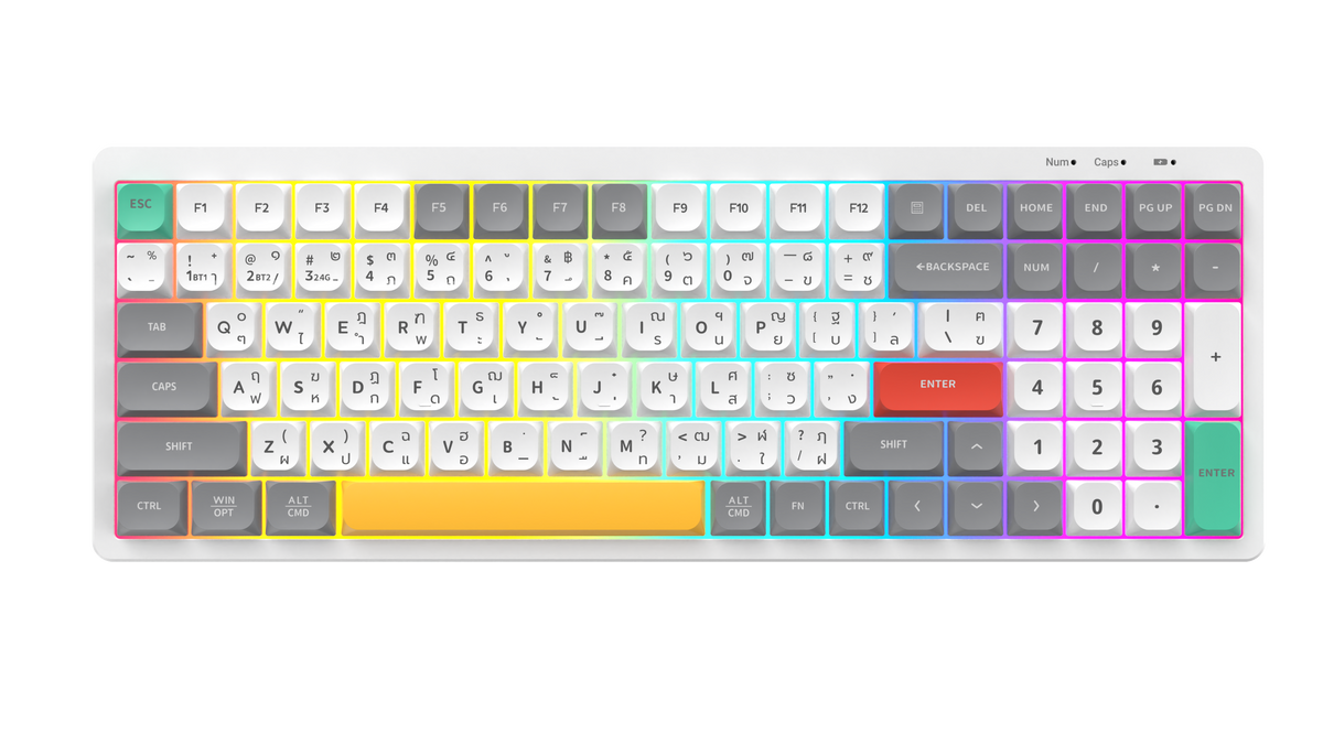 DEKAY R100 Wireless Low Profile Rubber Dome Keyboard – Dekay Thailand